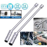 16+14 Magnetic Thin Wall Spark Plug Socket Removal Tool 12Point 3/8 Drive Fr BMW