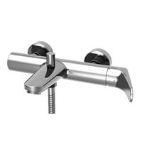 Bristan Rare Rubelite Bath Shower Mixer Tap Chrome Wall Mounted Inc Handset
