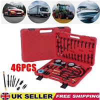 46x Diesel Petrol Engine Compression Tester Pressure Loss Leak Tester Master Kit