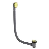 Push Bath Waste Click Clack Brushed Brass Finish Bath Drain Plug Britton Hoxton
