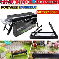 LARGE PATIO BBQ PATIO FIRE PIT HEATER FOLDING GARDEN OUTDOOR CAMPING GRILL