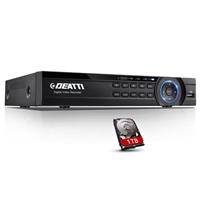 8CH 5IN1 CCTV 5MP H.265+ DVR Video Recorder For Security Camera System 1TB