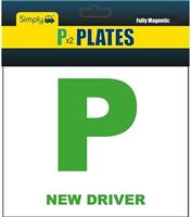 New Driver Car Fully Magnetic "P" Plates for Cars Just Passed Car Drivers