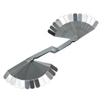 Siegen Feeler Gauge 26 Blade Offset Dual Marked Imperial Graduated Feeler Gauge