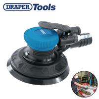 Draper 150mm 6 Variable Speed Random Orbital Dual Action DA Air Sander, 65084