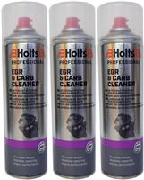 3 x Holts Valve EGR & Carburettor Cleaner Spray Air Petrol Diesel Intake 500ML