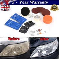 Headlight Restoration Kit and Lens Sealer Restore Plastic Headlamps Repair set
