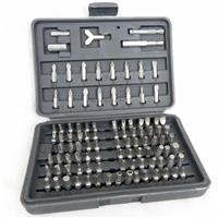 Security Screwdriver Bit Set Torx Phillips Pozi Screw Bits Chrome Vanadium 100pc
