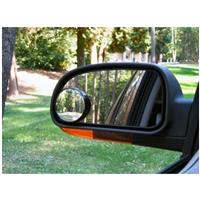 Convex BLIND SPOT MIRROR Towing Reversing Driving SELF-ADHESIVE Car Van Bikes x2