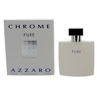 Azzaro Chrome Pure 50ml Eau De Toilette EDT Spray Men's For Him - NEW
