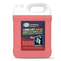 Red Antifreeze Engine Coolant 5L - Ready to Use, All Cars, Year-Round Protection