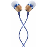 House of Marley Earphones Denim Smile Jamaica Noise Isolate Tangle-Free Earbuds