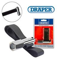 Draper 13771 Oil Filter Remover Strap Wrench Tool Removing 1/2" Sq. Drive Socket
