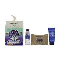 L'Occitane Shea Butter Body Cream 20ml Hand Cream 10ml Soap 25g Gift Set