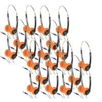20 x Soundlab Lightweight Stereo Headphones for Schools Tour Companies Bulk Buy