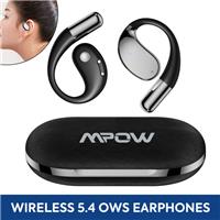 MPOW Wireless Bluetooth 5.4 Open Ear Earphones Headphones Sports Bass Earbuds
