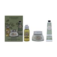 L'Occitane Almond Body Routine Gift Set Almond Milk Shower Oil Hand Cream