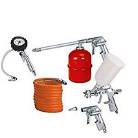 Air Compressor Kit New 5 Piece Air Line Accessories Spray Gun Tools Air Hose Uk