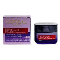 L'Oreal Revitalift Filler Night Cream 50ml Anti-Ageing Deep Replumping NEW