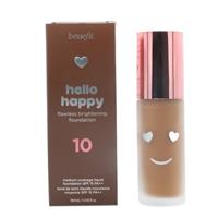 Benefit Foundation Hello Happy Flawless Shade 10 Dark Satin Foundation 30ml