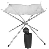 Portable Fire Pit Large Bonfire Stand Foldable Outdoor Camp Mesh Fireplace Patio