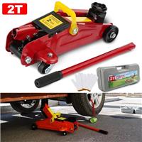2 Ton Tonne Hydraulic Trolley Floor Jack With Plastic Storage Carry Case Car Van