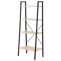4-Tier Minimalistic Ladder Shelf Unit Home Display Storage Rack Refurbished