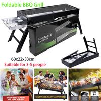 2026 Portable BBQ Grill Foldable Charcoal Barbecue Camping Outdoor Party Picnics
