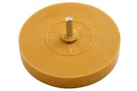 Power-Tec Stripe & Decal Bodywork Sticker Remover Rubber Wheel Tool 6mm Shank