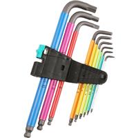 Wera Tools NEW RELEASE Coloured Hex Allen Keys Long 1.5mm > 10mm In Holder
