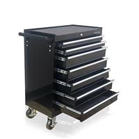 372 US PRO BLACK TOOLS AFFORDABLE STEEL CHEST TOOL BOX ROLLER CABINET 7 DRAWERS