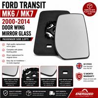 For TRANSIT MK6/MK7 2000-2013 MANUAL DOOR WING MIRROR GLASS PASSENGER SIDE LEFT