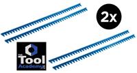 2 x Packs Of Blue Sharks Teeth Spanner Organiser for 70 Spanners Holder Rack