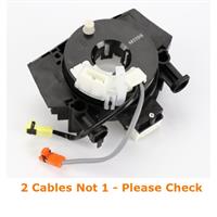 For Nissan Qashqai 06-13 Airbag Squib Clock Spring Sensor Spiral Cable 2 Plugs
