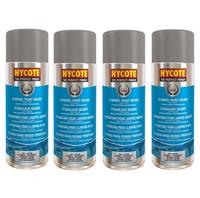 Hycote Silver Wheel Aerosol Spray Paint 400mL Perfect Finish Excellent Cover x4