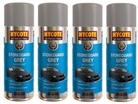 Hycote Grey Fast Drying Aerosol Spray Paint 400ml *4