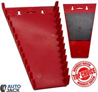 Magnetic Spanner Rack Wall Mount ABS Holder | 12pc Capacity 3.5kg Garage Tools