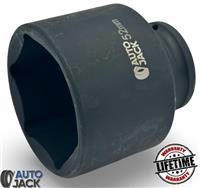 52mm Hub Nut Socket 1/2" Drive | 6pt Single Hex Cr-V Steel | Land Rover Tool