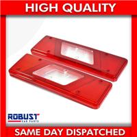 REAR LIGHT LAMP LENS RIGHT & LEFT FOR FORD TRANSIT TIPPER MK8 1831334 (2013+ON)