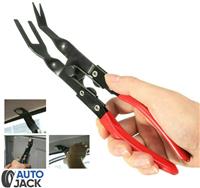 Trim Clip Pliers Wide Nose Spring Loaded Tool Car Door Panel Fascia Fastener