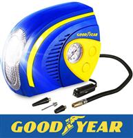 Goodyear 2 in 1 Tyre Air Compressor Inflator With LED Light Car Bike Bicycle