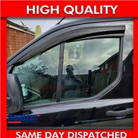 WIND RAIN SUN SMOKE GUARD DEFLECTORS FRONT 2 PCS FOR FORD TRANSIT CUSTOM 2012-ON