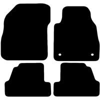 For Vauxhall Mokka / X 2012 to 2020 Black Tailored Black Car Floor Mats Carpets