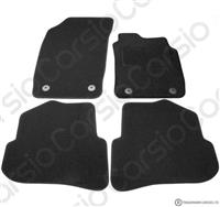 For Audi A1 2010 to 2018 Fully Tailored Black Car Floor Mats Carpets 4 Clips