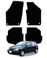 for Volkswagen Polo 9N 2004-2009 Tailored Black Car Mats Carpets 4 piece Set