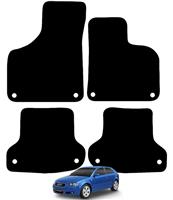 For Audi A3 2003 - 2012 Tailored Black Car Floor Mats Carpets 4pc Set 8 Clips