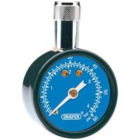 Draper Tyre Pressure Gauge 0-60psi 0-4bar 69923