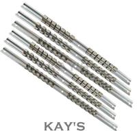 6 PIECE SOCKET RAIL SET SOCKET STORAGE RAIL HOLDER 1/2" 3/8" 1/4 SQUARE NEW