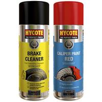 Hycote Red Brake Caliper Paint & Brake Cleaner Kit High Gloss Perfect Finish