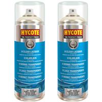 Hycote Colour Clear Lacquer Aerosol Spray Paint High Gloss Fast Drying 400ml